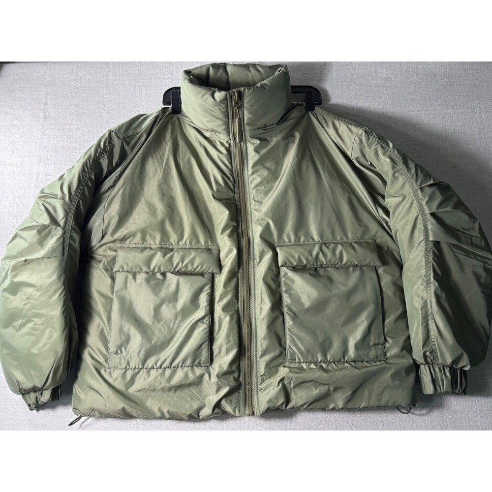 Fabletics x Khloé Kardashian Women's All-Weather Puffer Jacket Moss Green Medium